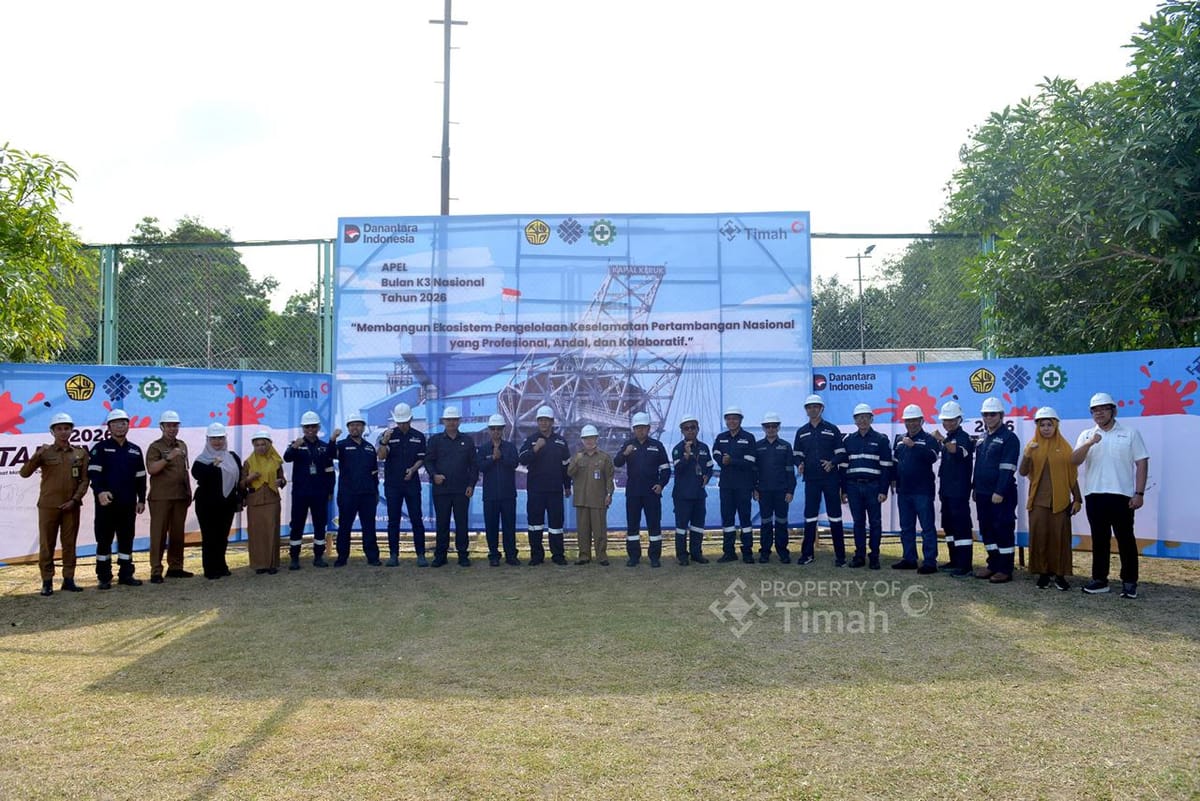 Gelar Apel Akbar Bulan K3, PT Timah,Tbk Beri Penghargaan Pada Karyawan Dan Mitra Kerja