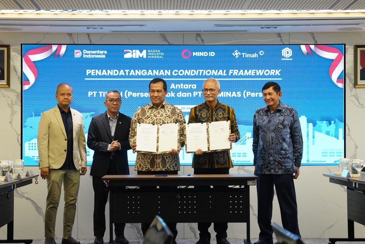 PT Timah,Tbk dan PT Perminas Mulai Olah Slag Timah dan LTJ