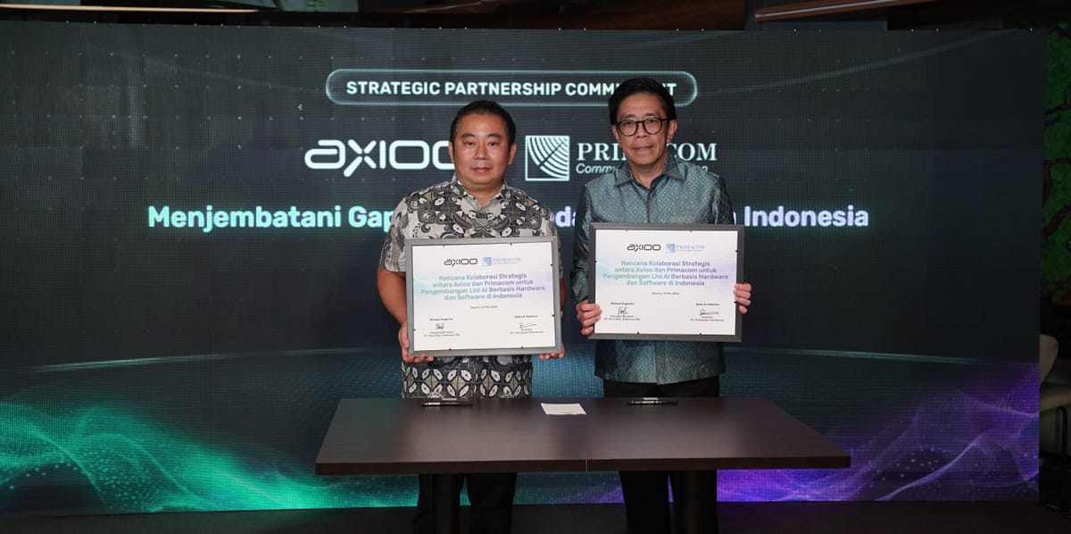 Primacom dan Axioo Siap Kolaborasi Perkuat Ekosistem AI Lokal