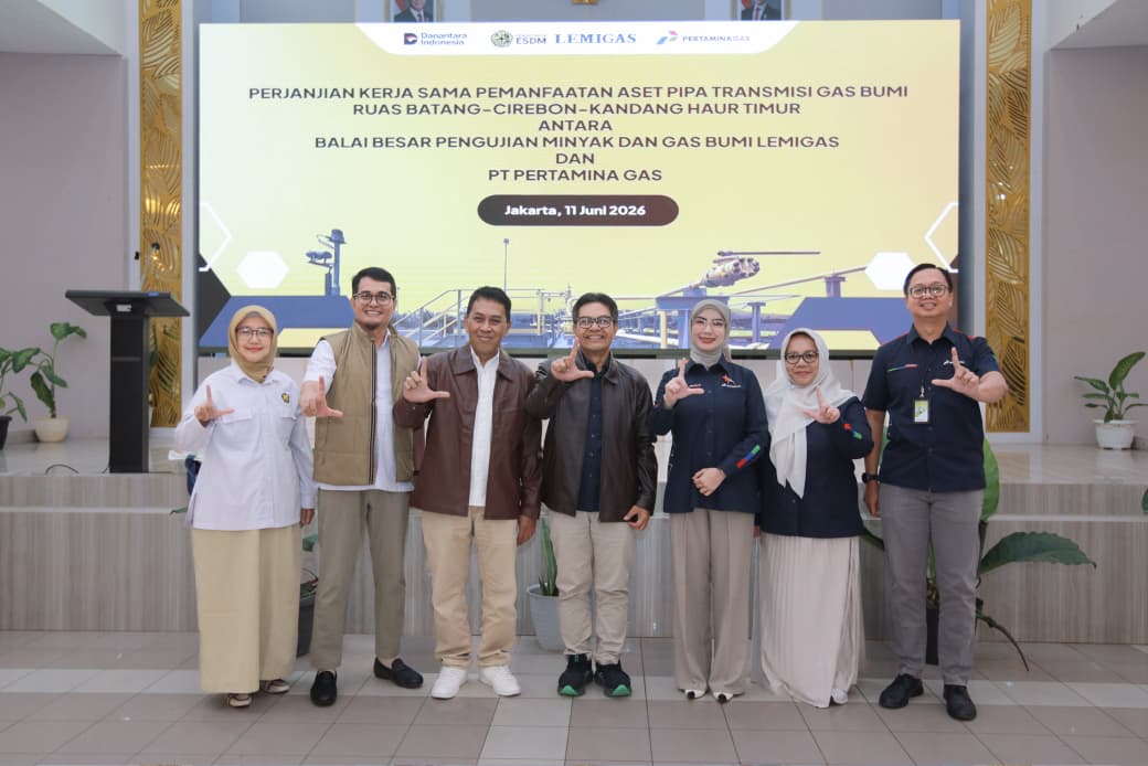 Lemigas dan PT Pertamina Gas Jalin Kerjasama Pemanfaatan Pipa Gas Cisem II