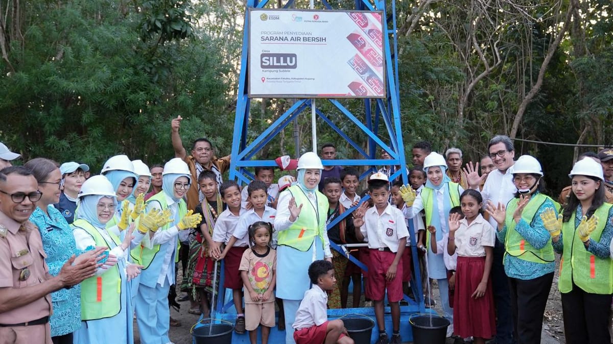 Dukung Penyediaan Air Bersih, PPA Bantu Sumur Bor Untuk Masyarakat NTT