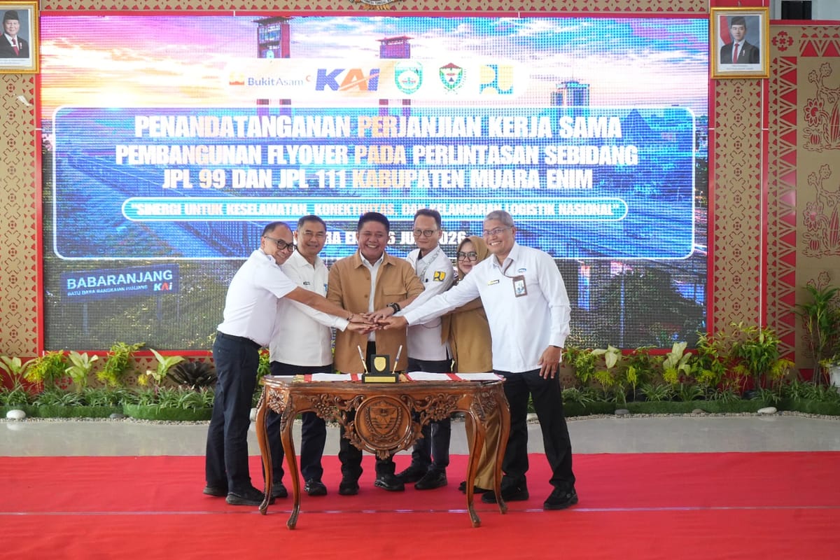 Tingkatkan Keselamatan Masyarakat, PTBA Bangun Flyover Simpang Belimbing dan Ujan Mas