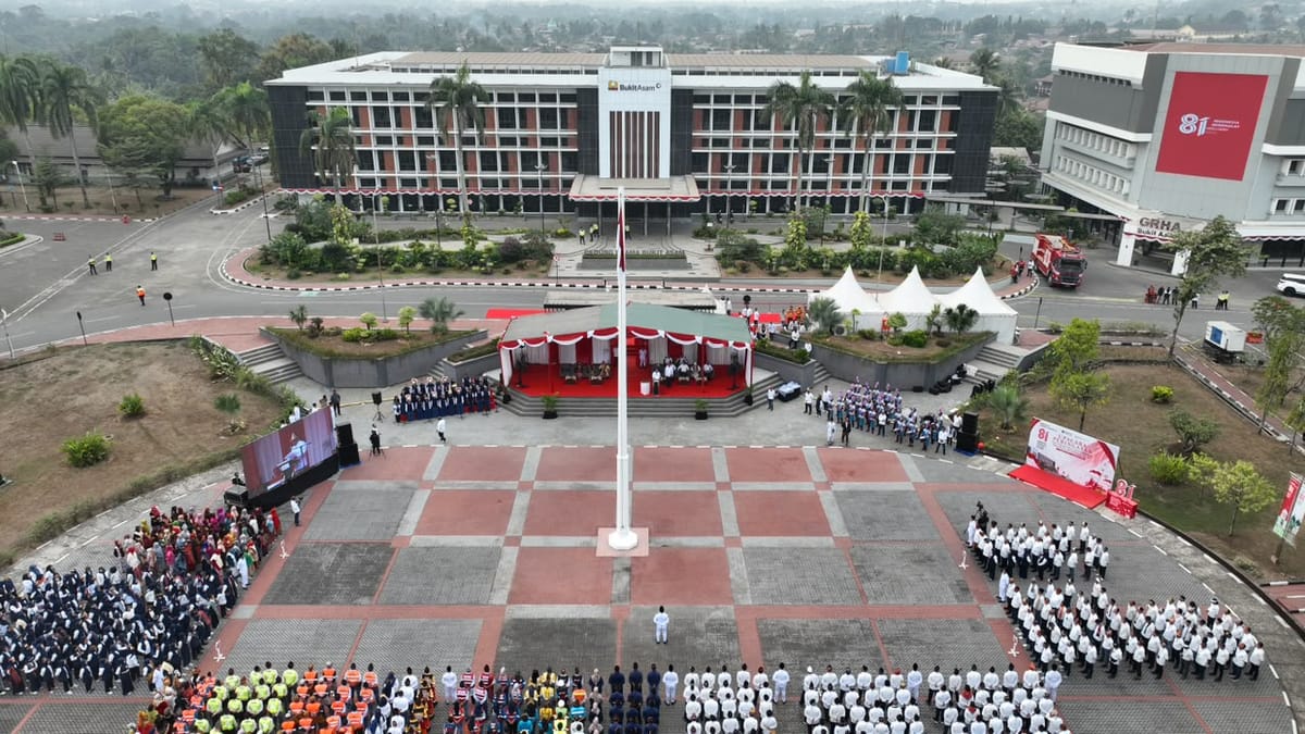 HUT ke-81 RI, PTBA Tebar Semangat Menyalakan Energi, Masyarakat Berdaya, Lingkungan Terjaga