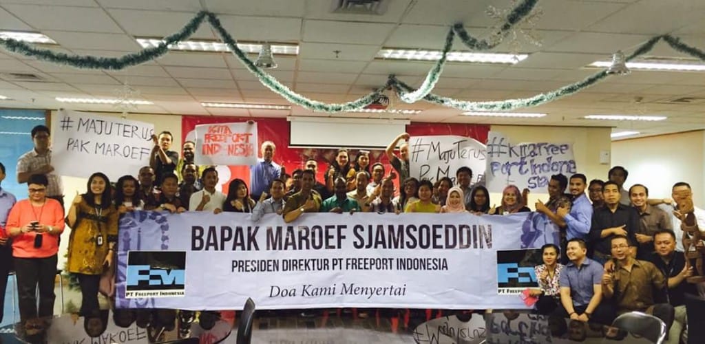 Dukungan Mengalir Untuk Presiden Direktur PT Freerport Indonesia