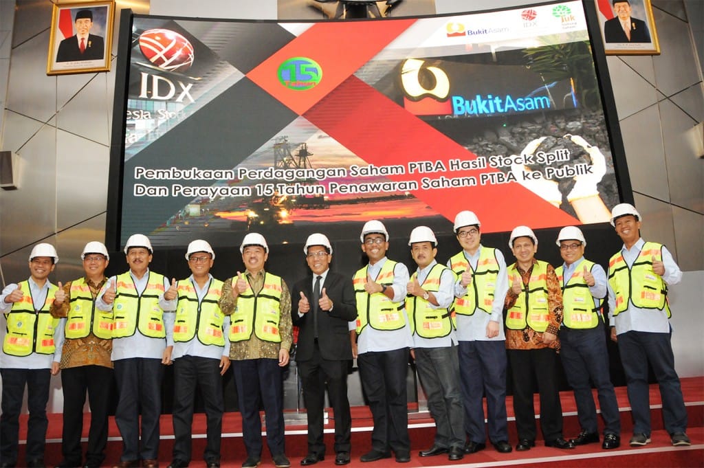 PTBA Resmi Lakukan Stocksplit Di BEI