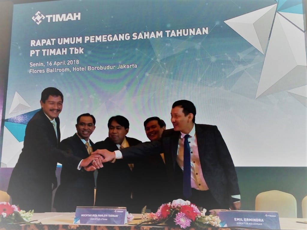 PT Timah Bagikan Deviden 35 Persen