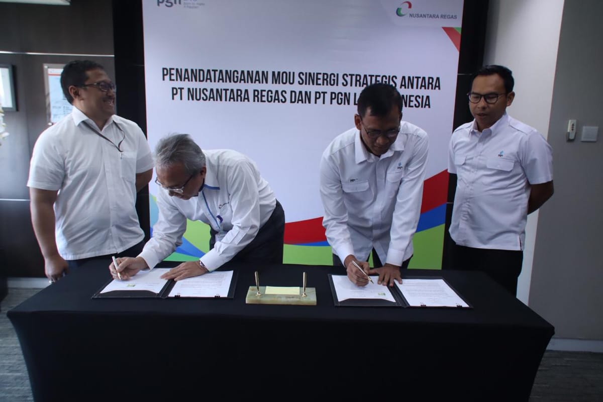Nusantara Regas dan PGN Kembangkan Bisnis Regasifikasi LNG