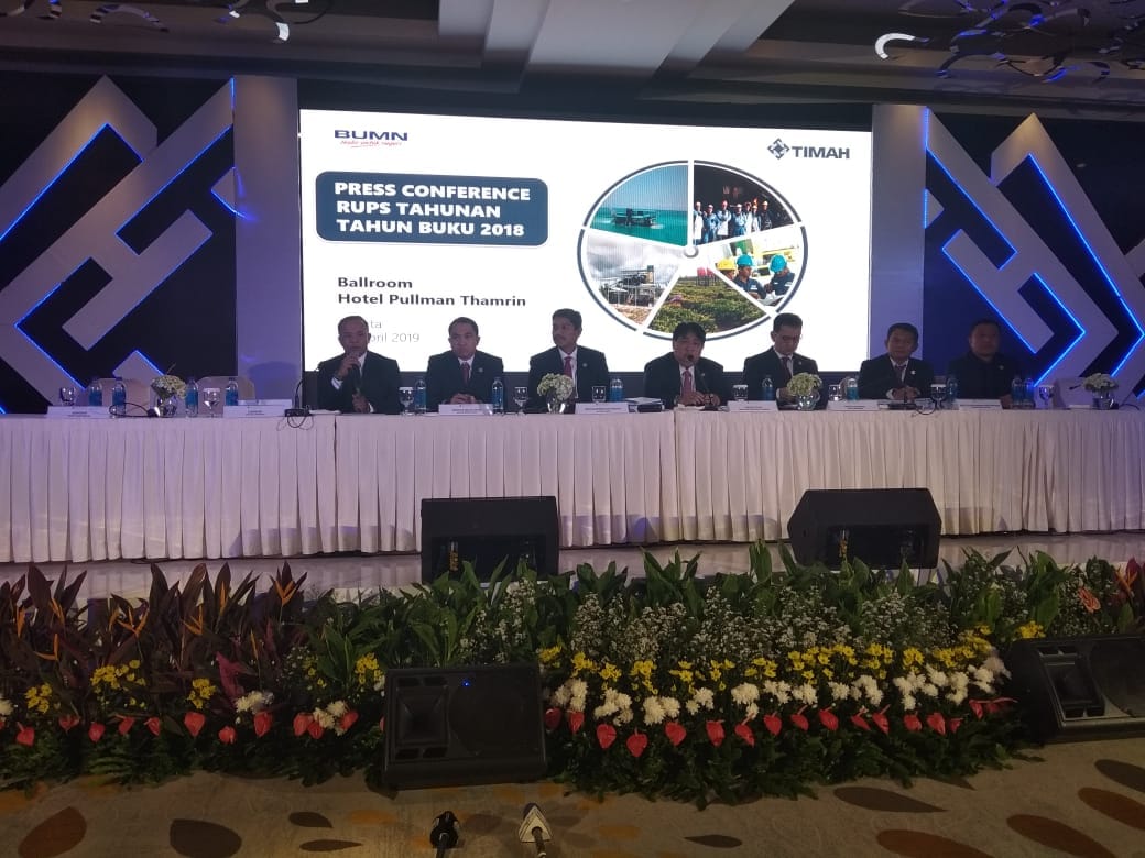Timah Bagikan Dividen Rp185,97 Miliar