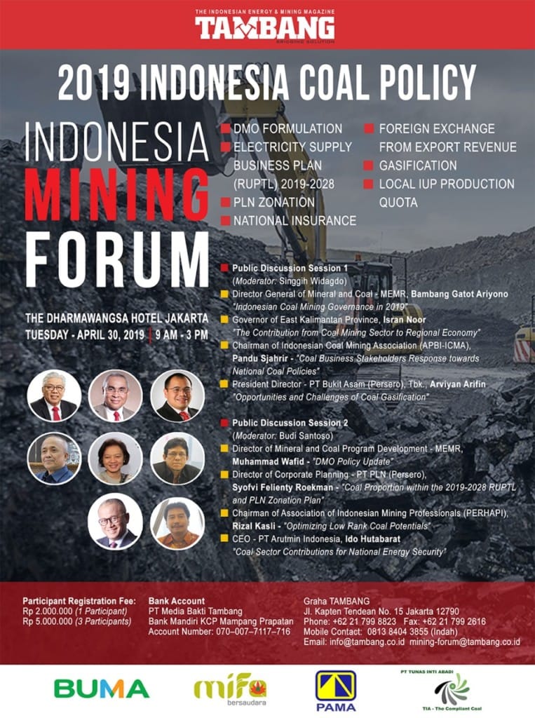 IMF 2019: Proyeksi Kebijakan Batu Bara Nasional Pasca Pilpres 2019