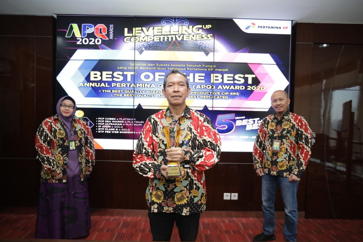Pertamina EP Jadi Yang Terbaik Di Annual Pertamina Quality Award 2020