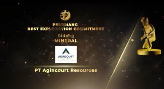 PTAR Raih Beragam Penghargaan Dari Ditjen Minerba Dan IAGI