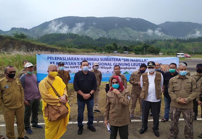 PTAR Bantu Lepasliarkan "Sri Nabila" Di Hutan Kappi