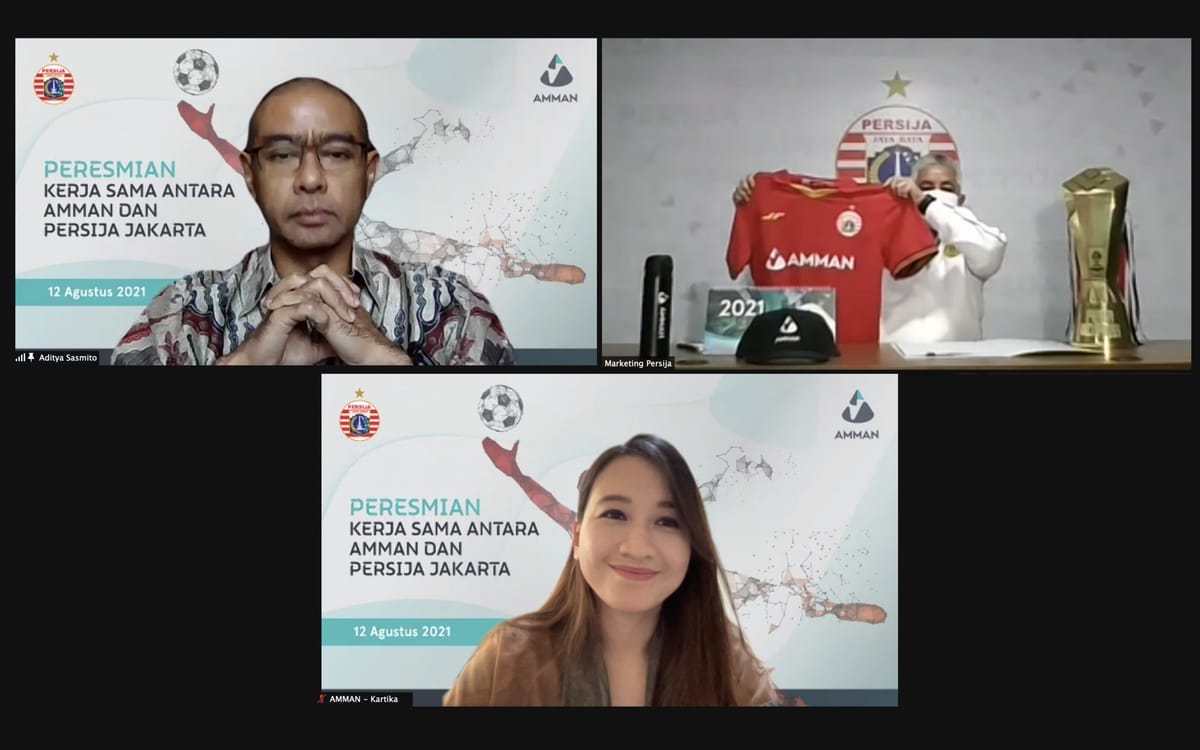 AMMAN Resmi Jadi Sponsor Persija Di Musim Kompetisi 2021-2022