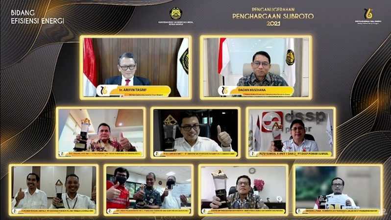 Menteri ESDM Anugerahkan 11 Kategori Penghargaan Subroto