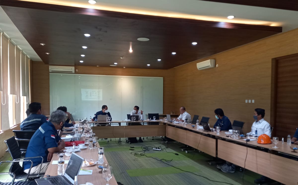 Tim Pokja Grand Strategy Minerba Sambangi PT Krakatau Steel
