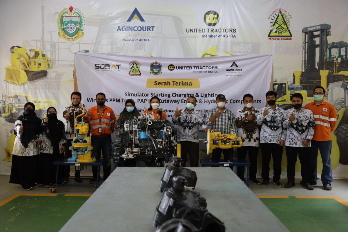 PTAR Salurkan Bantuan Alat Peraga Senilai Rp 1,45 Miliar Untuk SMKN 2 Batangtoru