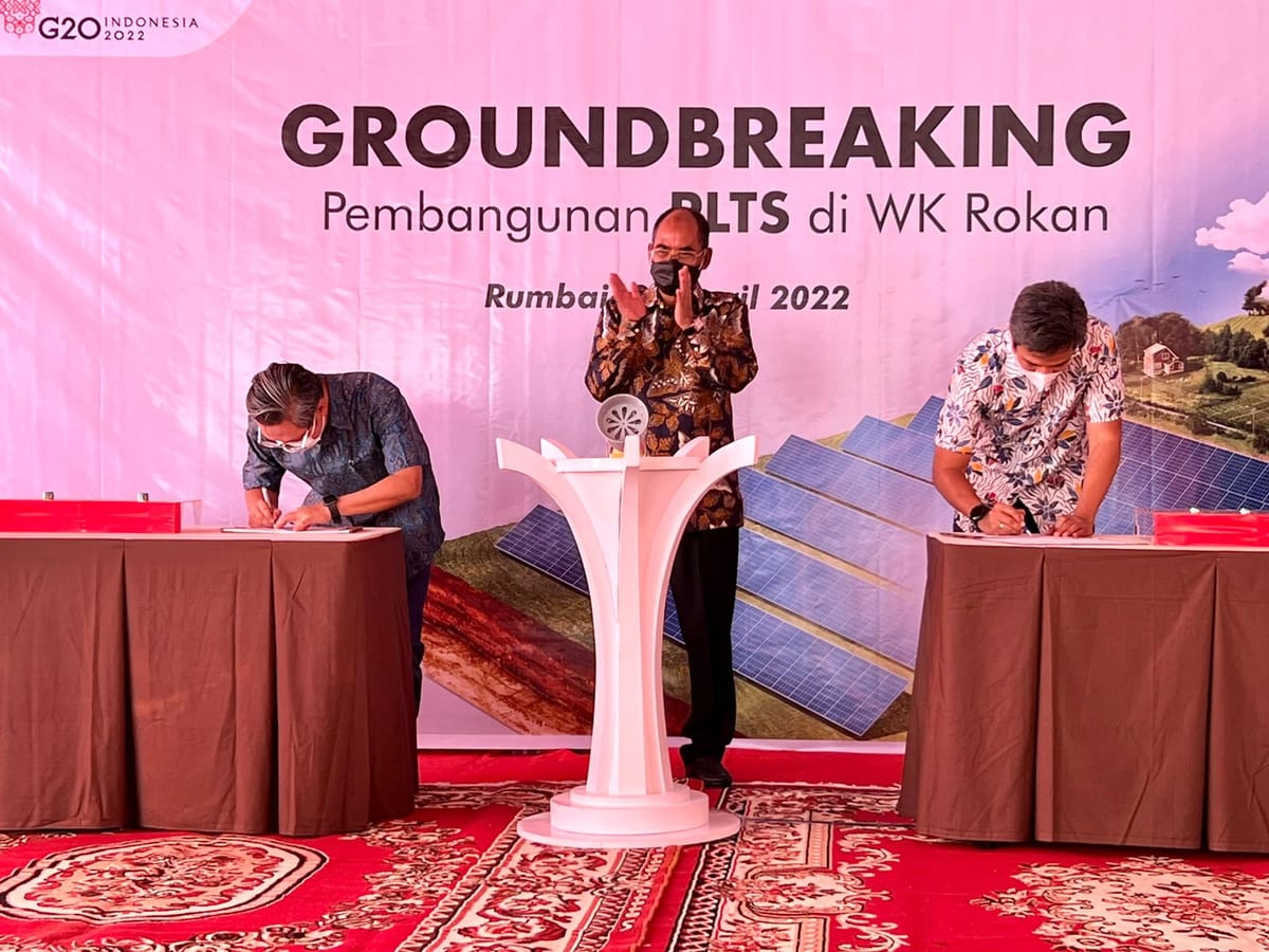 Pertamina Hulu Rokan Dan Pertamina NRE Akan Bangun PLTS Di WK Rokan