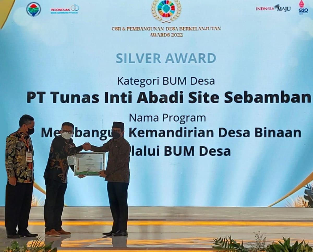 PT TIA Raih Penghargaan CSR Dan PDB Awards 2022