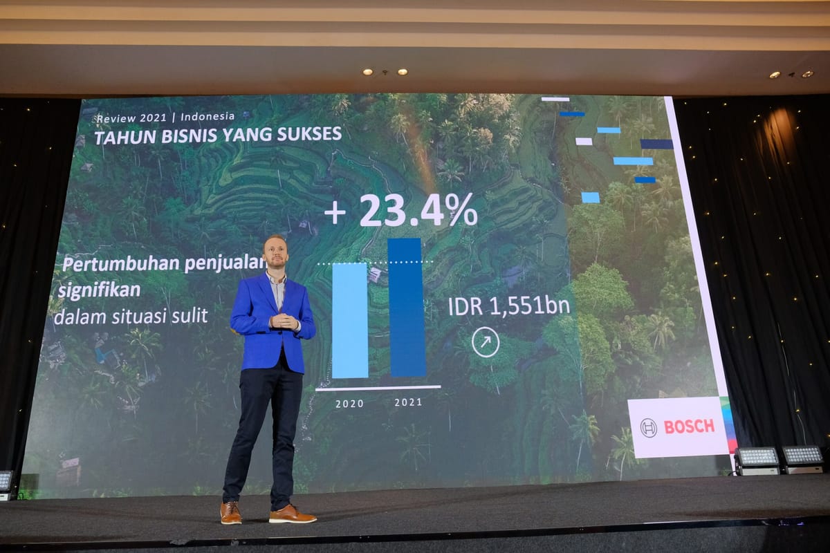 Sepanjang 2021, Pendapatan Penjualan Bosch Naik 23 Persen