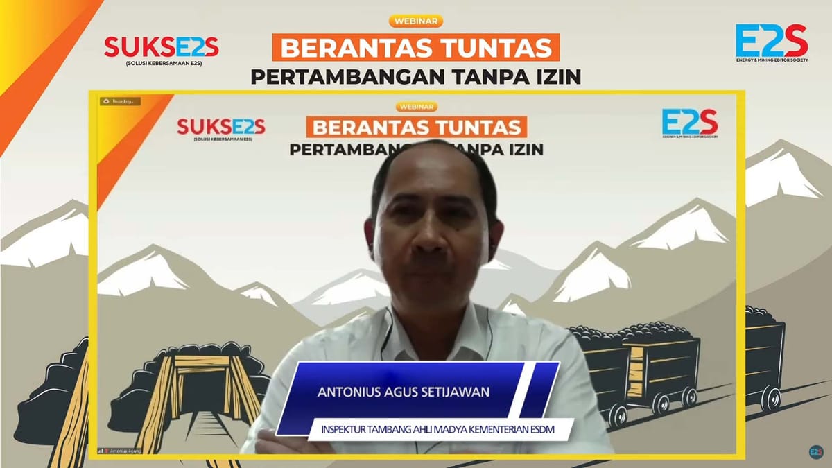 Penertiban Aktivitas Pertambangan Tanpa Izin Harus Tuntas