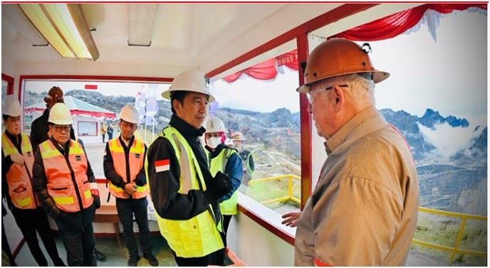 Jokowi Kunjungi Tambang Grasberg, Menteri Erick: Momentum Bersejarah