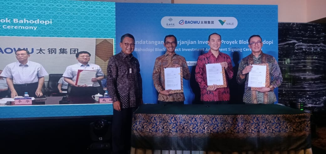 Gandeng 2 Perusahaan Cina, Vale Garap Smelter Blok Bahodopi Senilai USD 2,1 Miliar