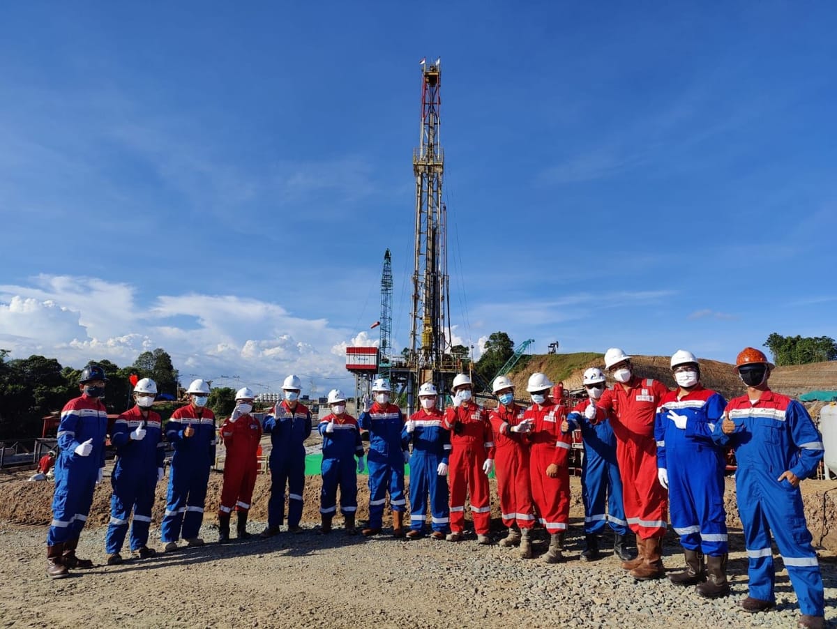 Pertamina Hulu Sanga Sanga Lakukan Pemboran Eksplorasi Helio D-1