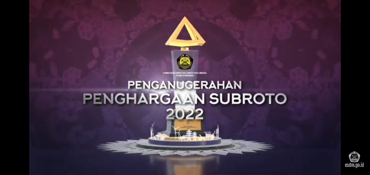 Majalah TAMBANG Sabet Penghargaan Subroto 2022 Bidang Wartawan Energi