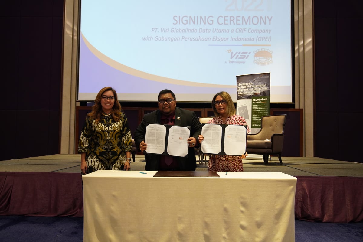 CRIF dan GPEI Luncurkan Platform Data Informasi Perusahaan Ekspor-Impor