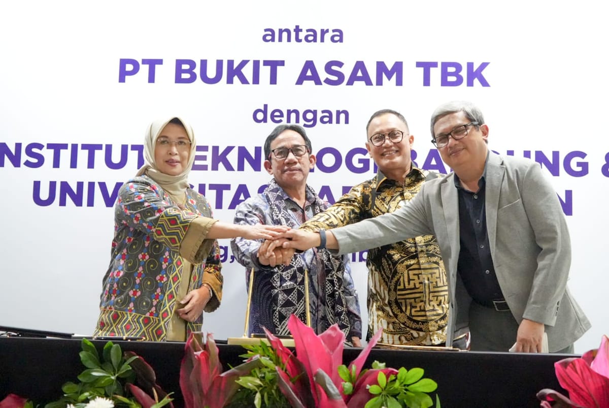 PTBA Kolaborasi dengan ITB dan Unpad, Tingkatkan Riset Teknologi Dekarbonisasi hingga Hilirisasi