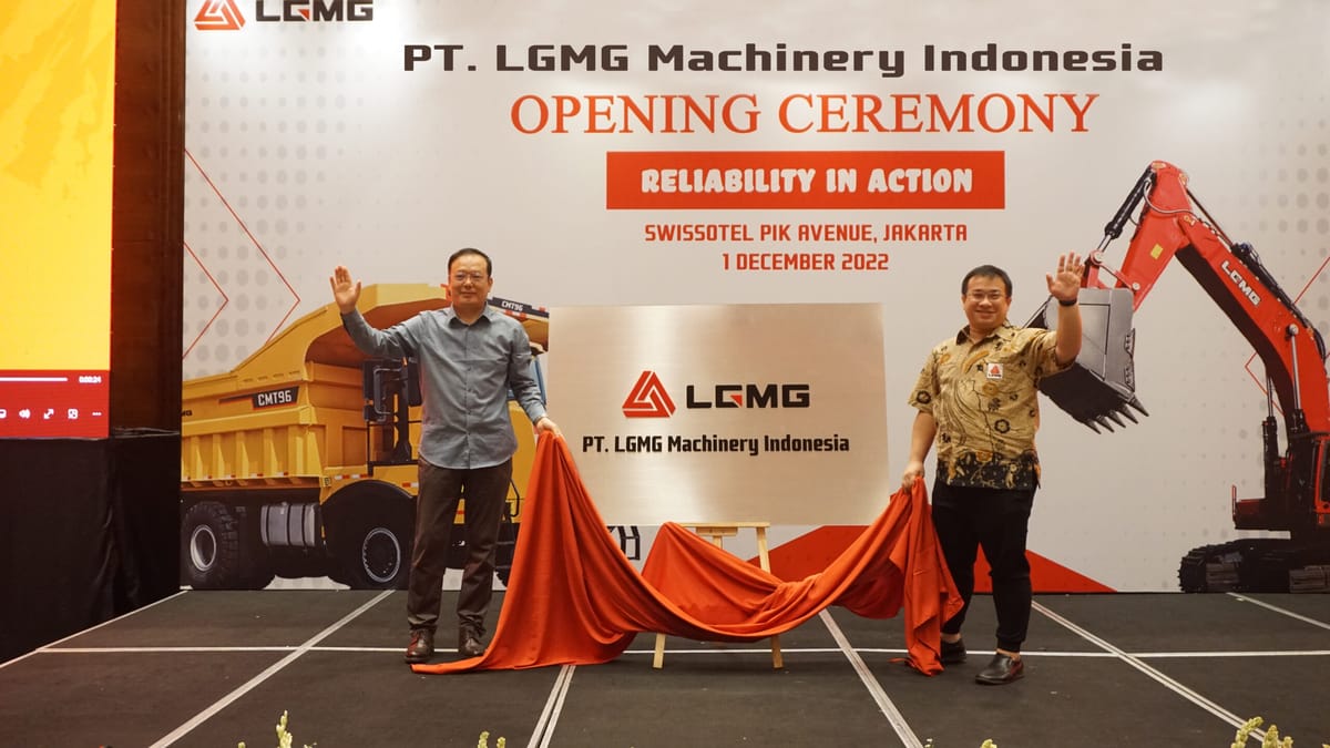 PT LGMG Machinery Indonesia Siap Ramaikan Pasar Alat Berat di Dalam Negeri