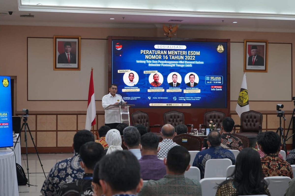 ESDM Terbitkan Aturan Acuan Nilai Ekonomi Karbon Subsektor Listrik