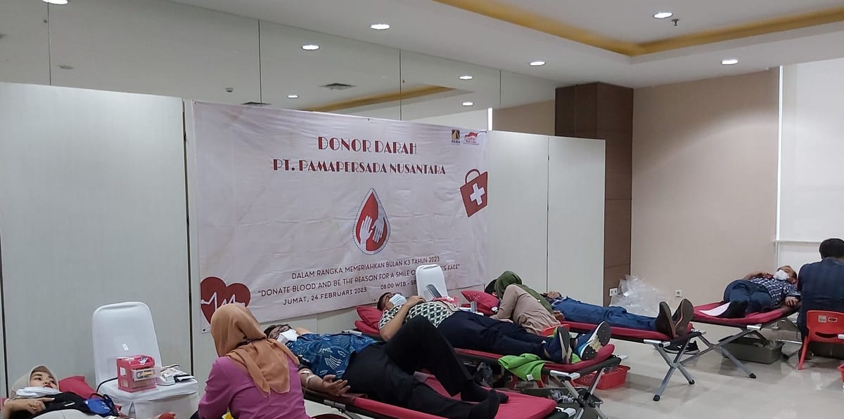 Meriahkan Bulan K3 Nasional, PAMA Gelar Donor Darah di Lingkungan Kerja