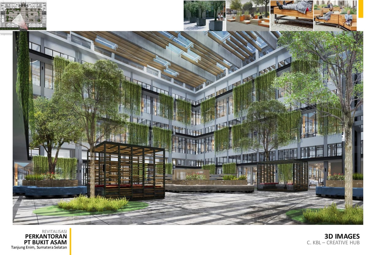 Terapkan Green Building, Kantor Pusat PTBA Bakal Pakai PLTS Atap