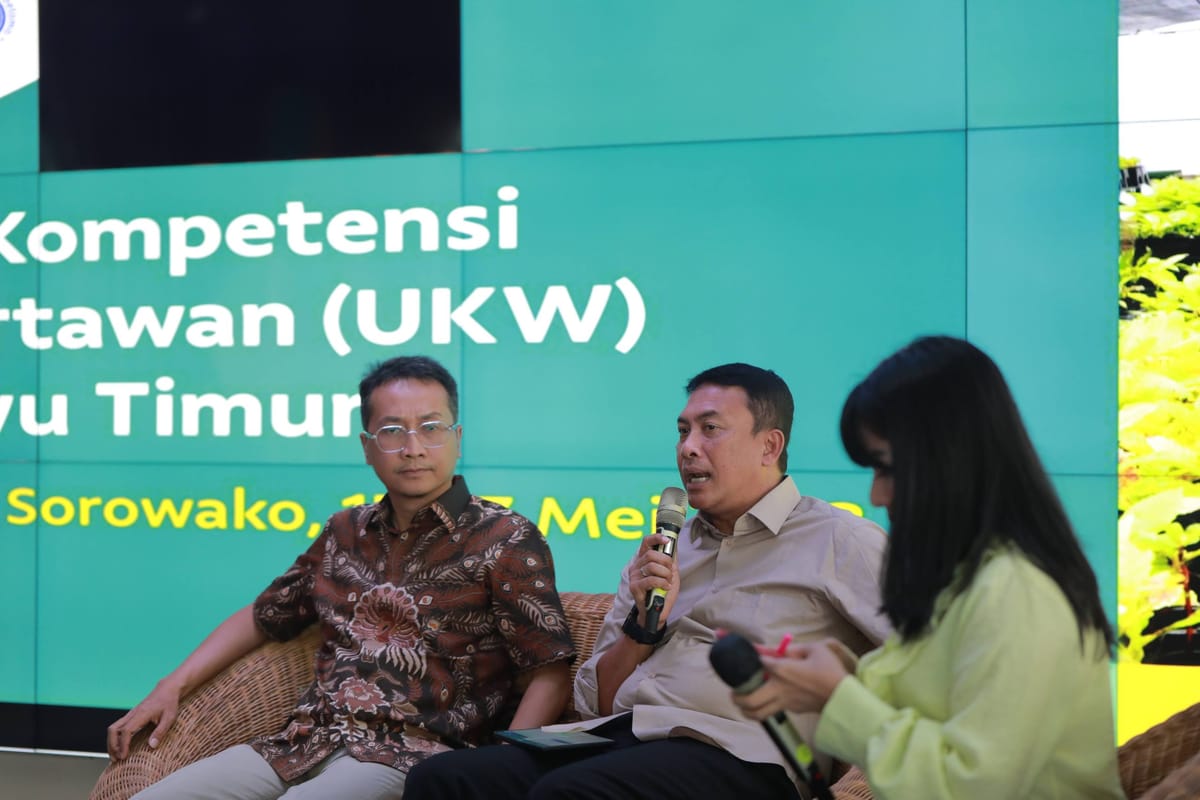 VALE Gelar Uji Kompetensi Wartawan di Luwu Timur Sulawesi Selatan