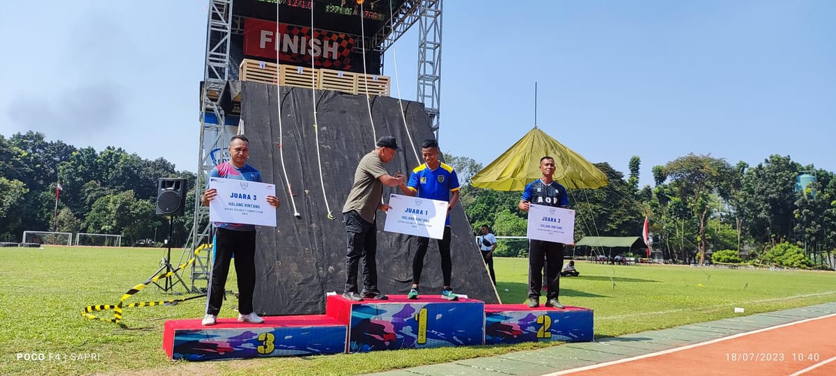 Sisihkan 29 Tim, PAMA Juarai Lomba Halang Rintang Astra Security Competition 2023