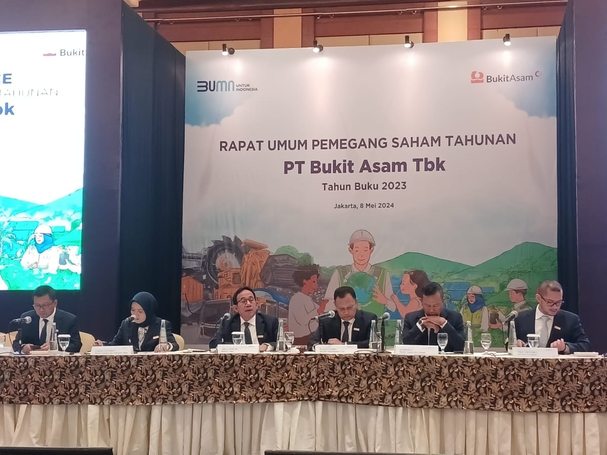 Gelar RUPST 2023, Pemegang Saham PTBA Sepakat Bagi Deviden 75 Persen Dari Laba Bersih