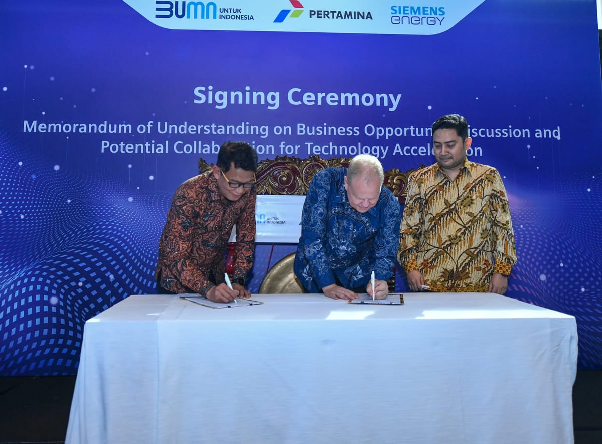 Sinergi Pertamina Dan Siemens Energy Wujudkan Energi Berkelanjutan