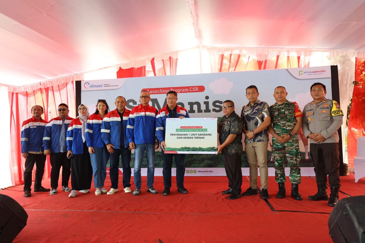 Bantu Wujudkan Kesejahteraan Masyarakat Ring I, Elnusa Petrofin Luncurkan Program "Si Manis"