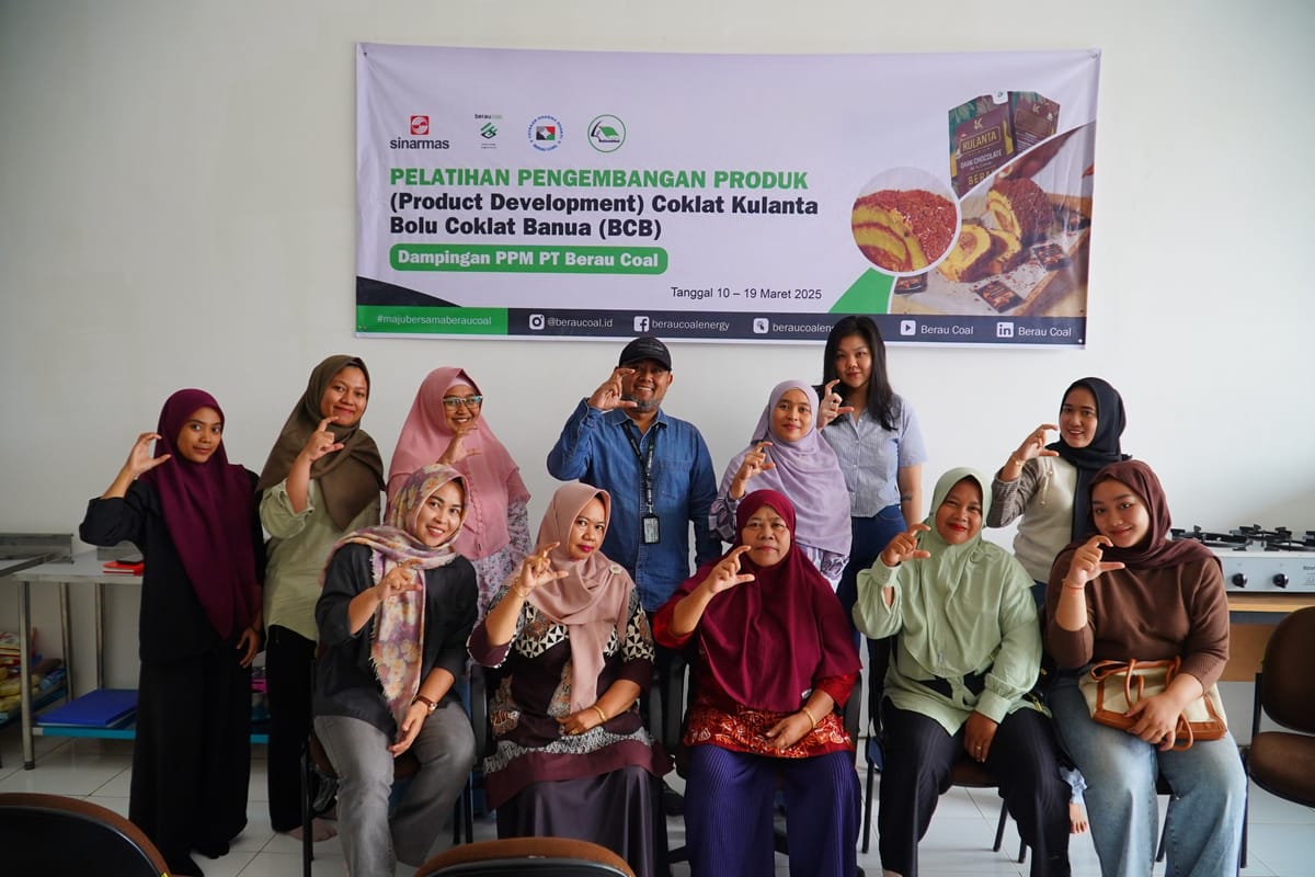Berau Coal Gelar Pelatihan Pengolahan Produk Turunan Cokelat Bagi Masyarakat Lingkar Tambang