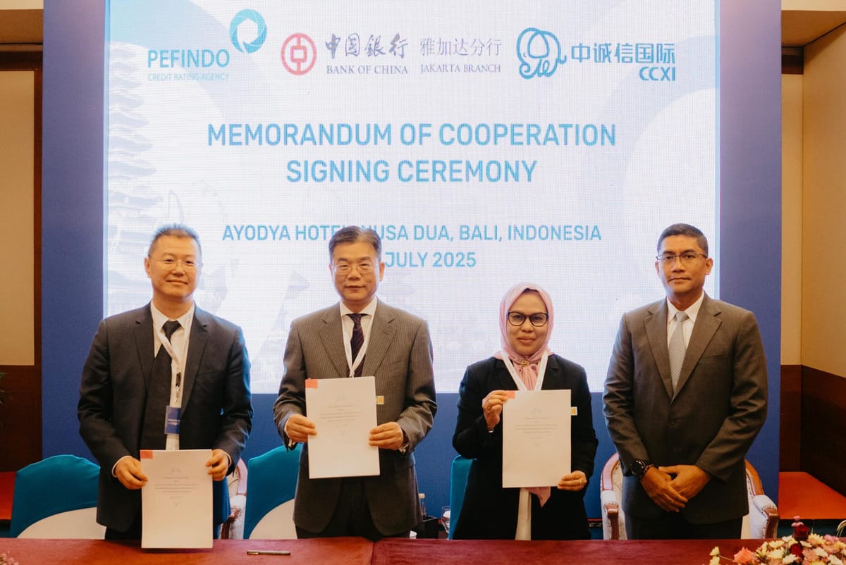 Pefindo Tandatangani MoU Dengan Dua Institusi Terkemuka Asal China