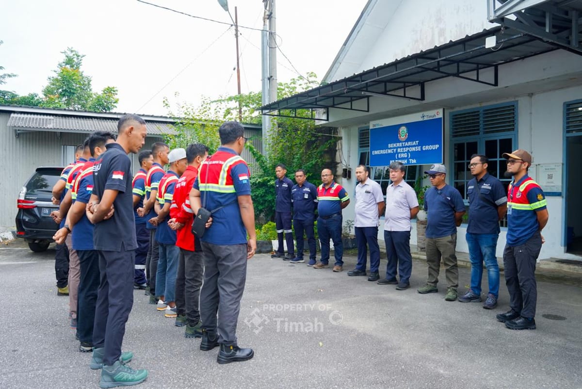 TIMAH Berangkatkan Tim Emergency Response Group untuk Misi Kemanusiaan di Sumatera Utara