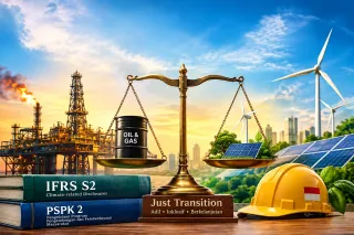 Sektor Migas Indonesia dan Ujian Kejujuran Transisi Energi: Membaca IFRS S2 dan PSPK 2 lewat Lensa Just Transition