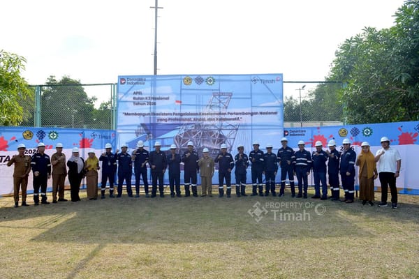 Gelar Apel Akbar Bulan K3, PT Timah Beri Penghargaan Pada Karyawan Dan Mitra Kerja