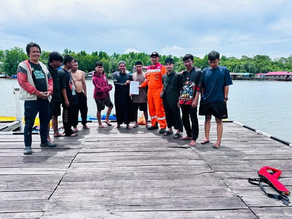 PHM Berhasil Selamatkan Tujuh Nelayan Di Perairan Selat Makasar