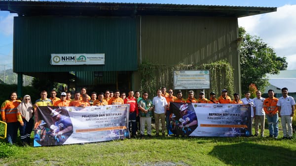 NHM Perkuat Standar Keselamatan Lewat Sertifikasi Juru Ledak II di Gosowong