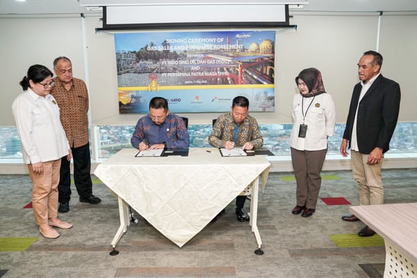 Pertamina Patra Niaga dan Indo Sino Oil and Gas Tandatangani PJBG dari WK Wain