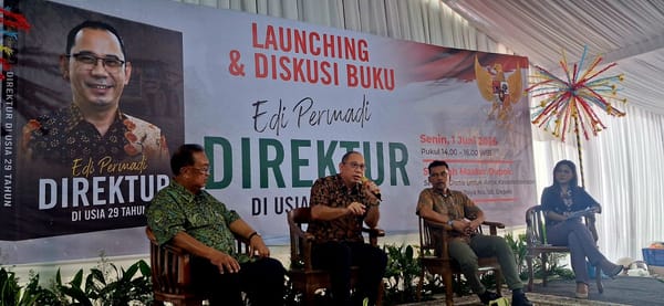 Edi Permadi Luncurkan Buku "Direktur di Usia 29 Tahun", Kisah Perjuangan dari Penjual Kacang hingga Pimpinan Tambang