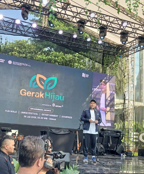 Hadir di Gerak Hijau 2026, Wamen LH Tegaskan Pentingnya Kolaborasi Bangun Indonesia Lebih Hijau