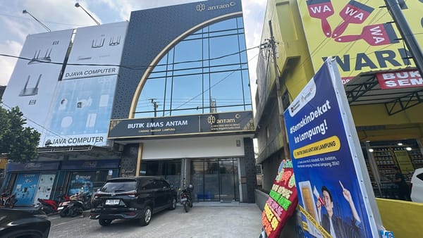 Perluas Jaringan Ritel, ANTAM Resmikan Butik Emas di Bandar Lampung